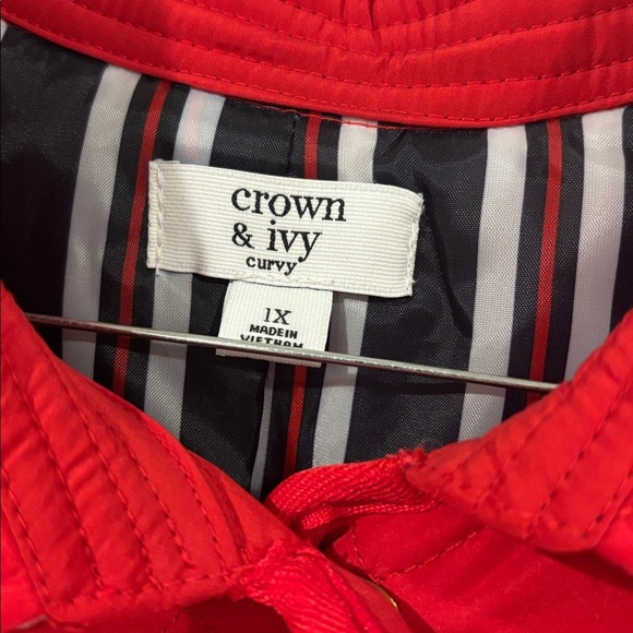 Crown and Ivy Womens Button Down Jacket 1X - Picture 2 of 6